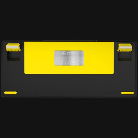 LORGAR Gaming Keyboard KBA4175 Advanced Wired 75% Yellow EN