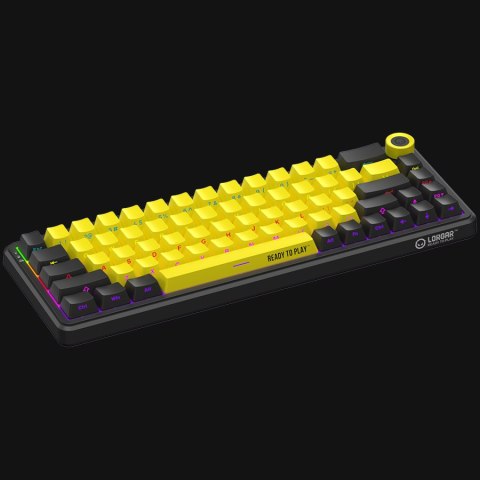 LORGAR Gaming Keyboard KBA41M Advanced Wired 65% Black EN