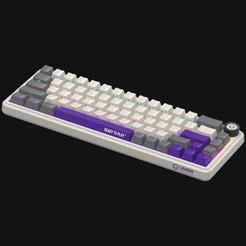 LORGAR Gaming Keyboard KBA41M Advanced Wired 65% Retro EN
