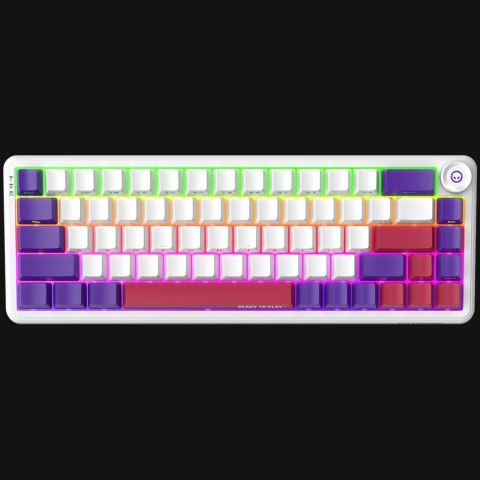 LORGAR Gaming Keyboard KBA41M Advanced Wired 65% White EN
