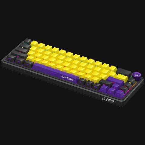 LORGAR Gaming Keyboard KBA41M Advanced Wired 65% Yellow EN