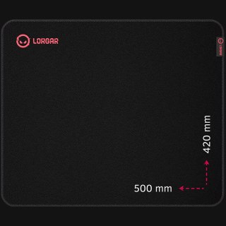 LORGAR Podkładka Gamingowa Main 325, Czarna