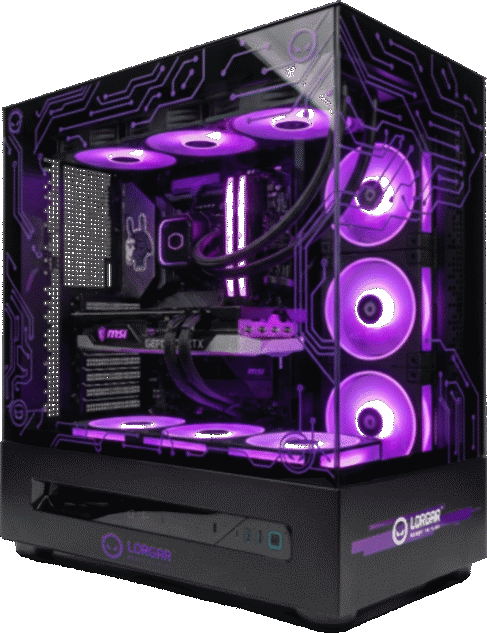 Komputer gamingowy LORGAR z podświetleniem RGB